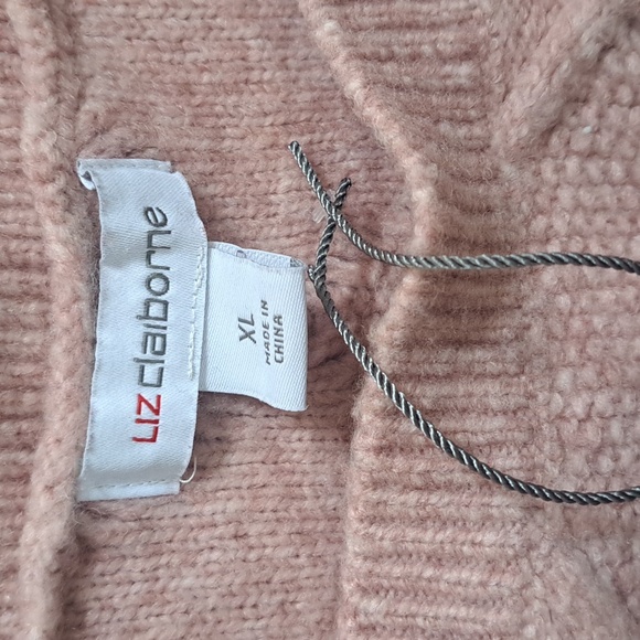 Liz Claiborne Wool Blend Soft DesignTextured Sweater. Size XL NWOT - Picture 7 of 9